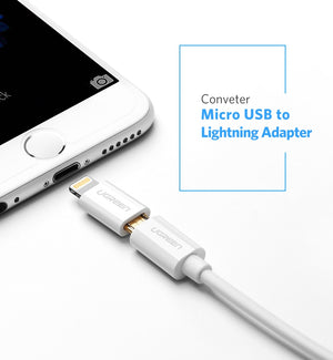 Ugreen Lightning to Micro USB OTG Adaptar