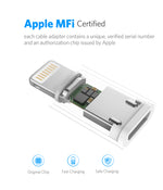 Ugreen Lightning to Micro USB OTG Adaptar