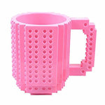 Creative DIY Build-on Lego Style Puzzle Mugs