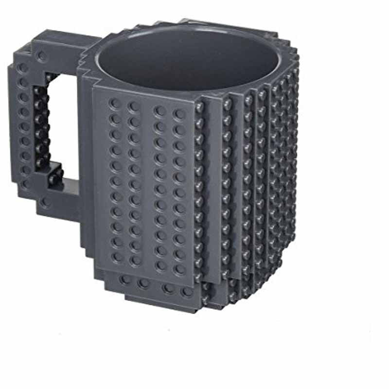 Creative DIY Build-on Lego Style Puzzle Mugs