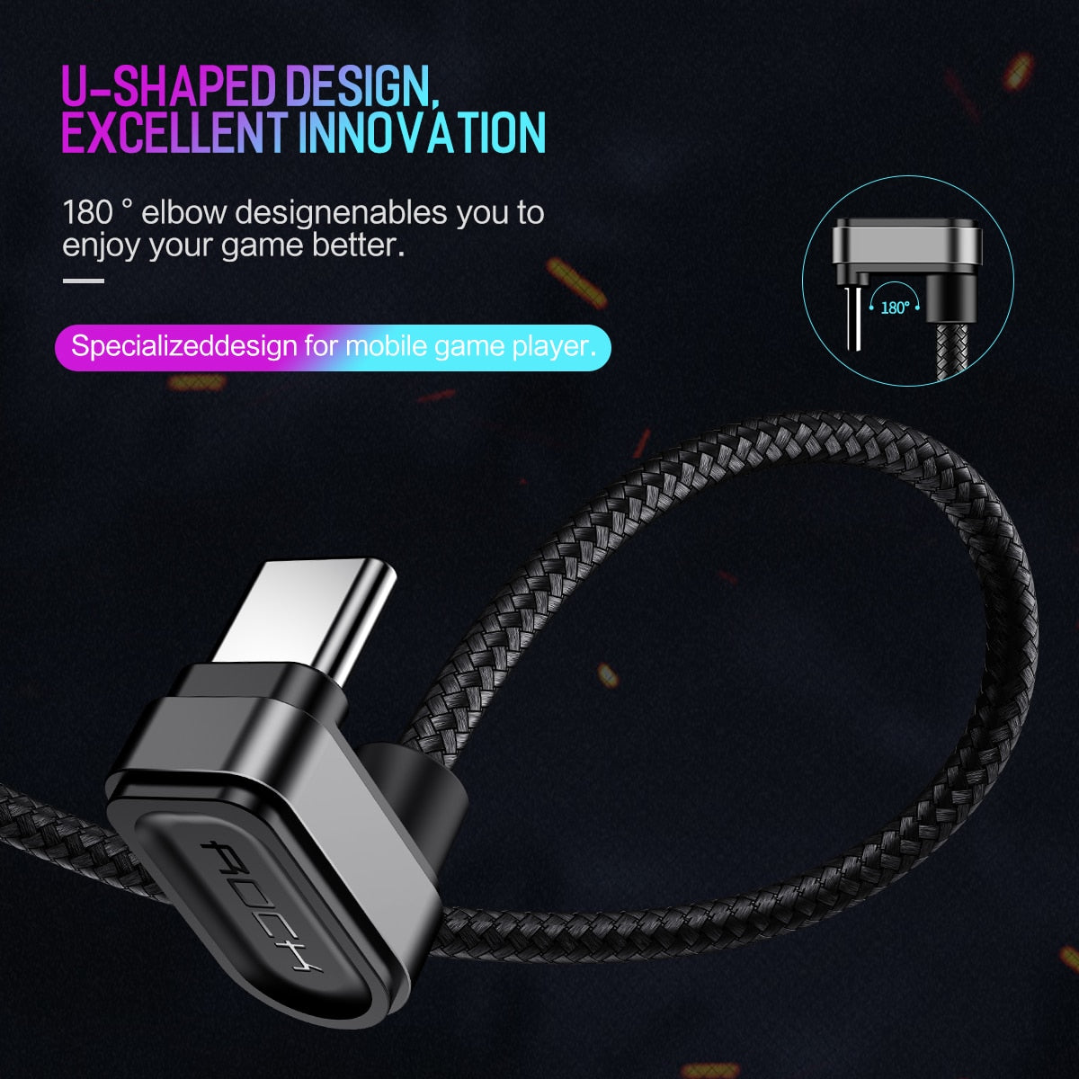 ROCK Type C USB Cable