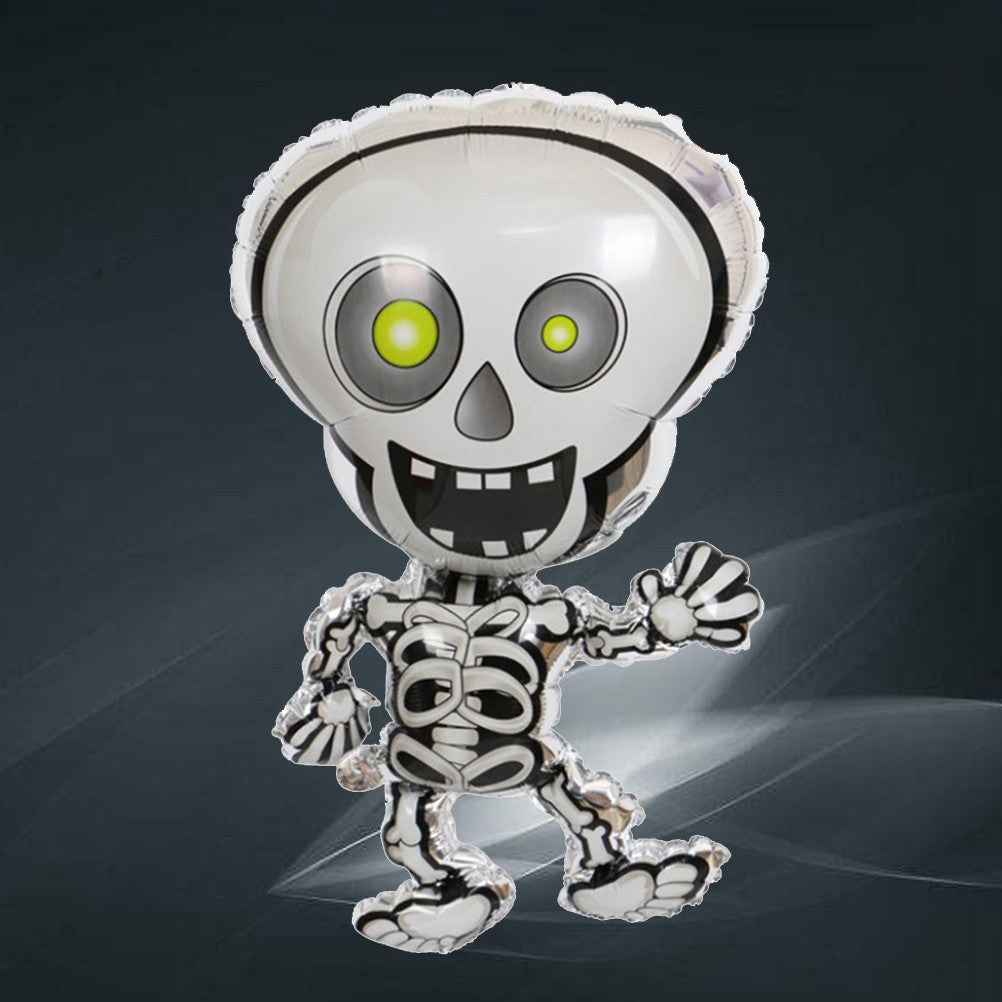 3pcs Halloween Dancing Skeletons Mylar Balloons
