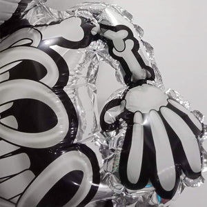 3pcs Halloween Dancing Skeletons Mylar Balloons