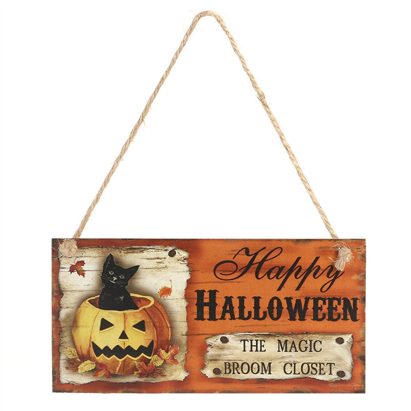 THE MAGIC BROOM CLOSET Hanging Wall Sign