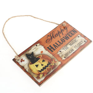 THE MAGIC BROOM CLOSET Hanging Wall Sign