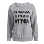 Women Halloween Printed Long Sleeve Casual Pullover