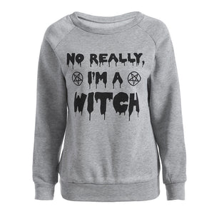 Women Halloween Printed Long Sleeve Casual Pullover