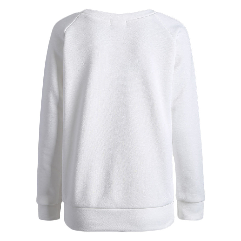 Women Halloween Printed Long Sleeve Casual Pullover