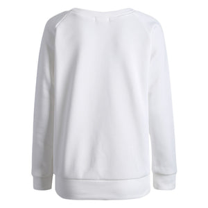 Women Halloween Printed Long Sleeve Casual Pullover