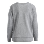 Women Halloween Printed Long Sleeve Casual Pullover