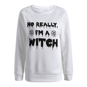 Women Halloween Printed Long Sleeve Casual Pullover