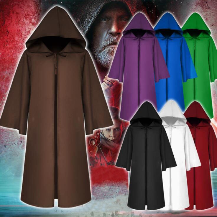 Hooded Cloak Cape for Christmas Halloween Cosplay Costumes