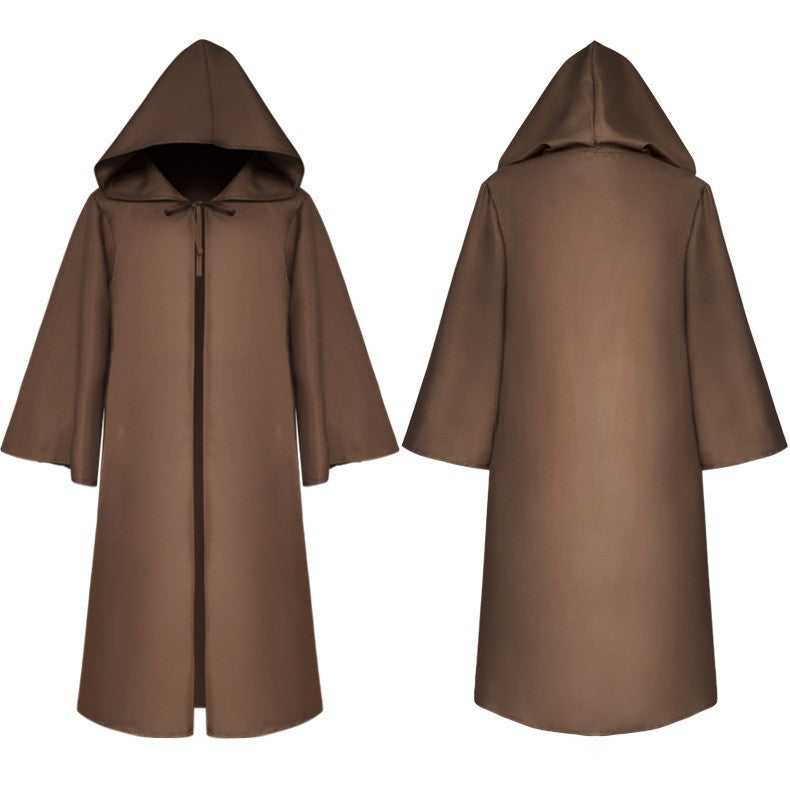 Hooded Cloak Cape for Christmas Halloween Cosplay Costumes