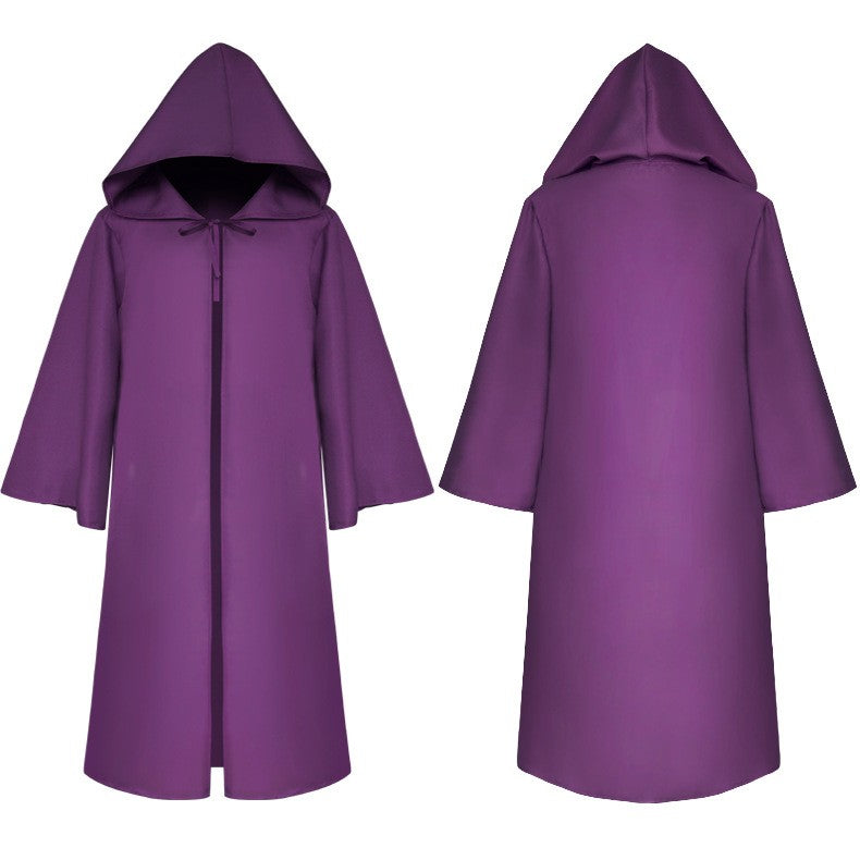 Hooded Cloak Cape for Christmas Halloween Cosplay Costumes