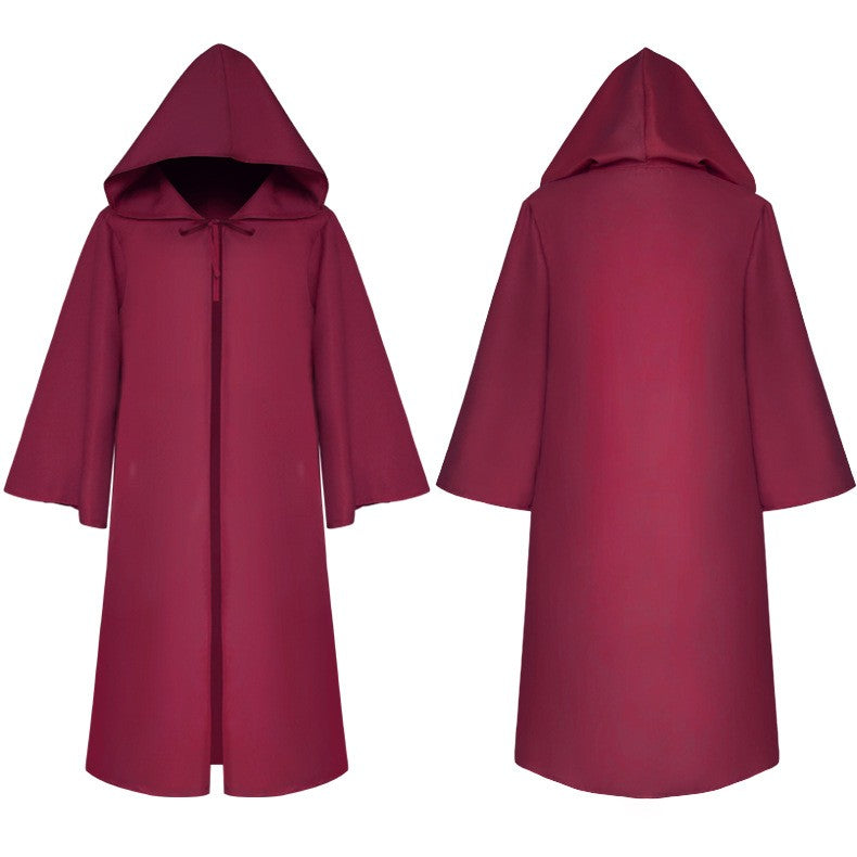 Hooded Cloak Cape for Christmas Halloween Cosplay Costumes